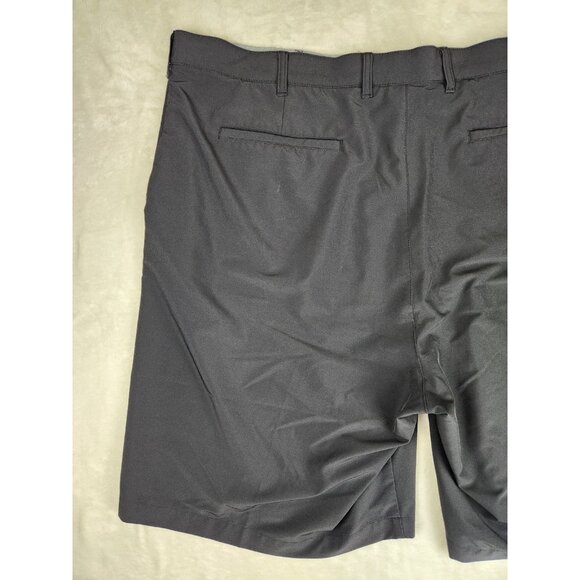Adidas Golf Shorts Mens 52 Black Climalite Performance Chino 9.5" Inseam - Picture 7 of 16